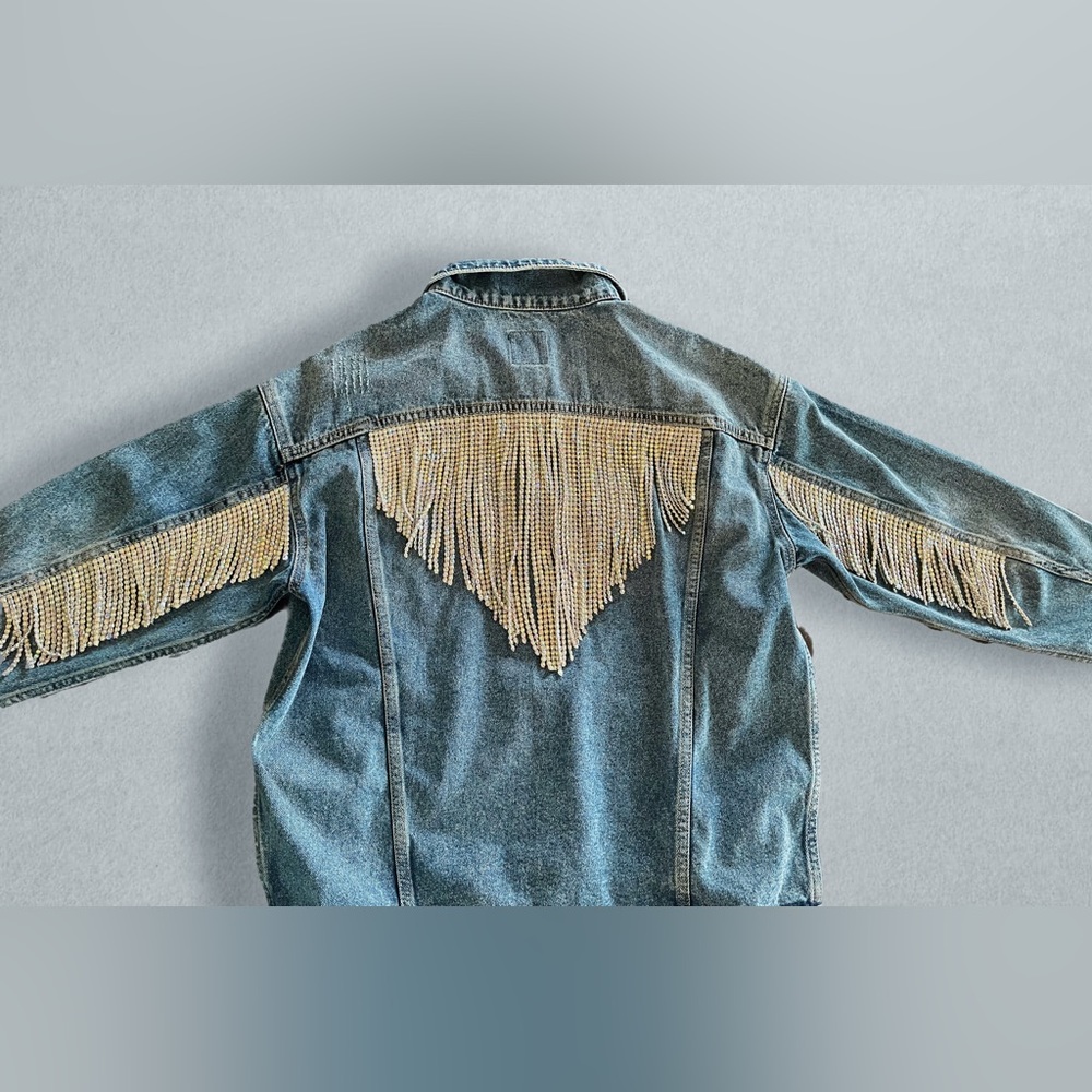 Fringe Jean Jacket